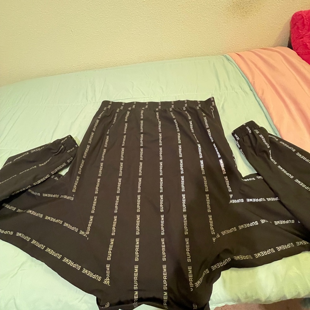 Supreme Reflective Text Track Jacket - Picture 10 of 13